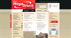 Desktop Screenshot of megadruck.de